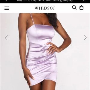 Satin Wrapped Mini Dress